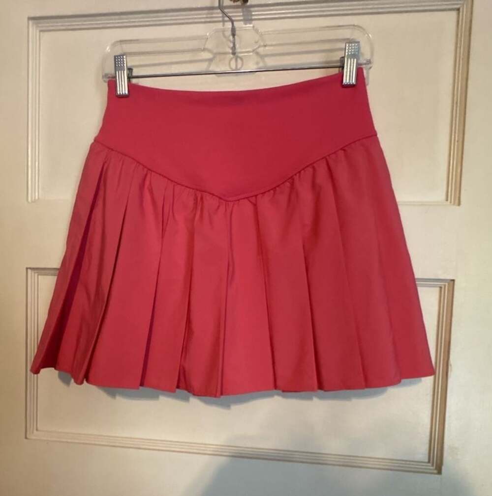 Free People Movement Pleated Skort Size M Pink Athletic Tennis